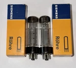 Pair Siemens 6CA7 EL34 Tubes Getters Dimple Top Test Strong! See Photos. Fixed Price $169.00.
