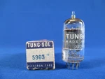 Tung Sol 5963 Vacuum Tube 12AU7 Long Gray Plate TV-7 Tested Nos Nib. Fixed Price $12.25.