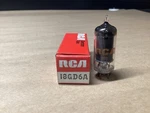 Rca Audio Amplifier Electron Vacuum Tube Valve Tested 18GD6A #110F79*CO. Fixed Price $16.00.