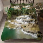 Great Cascade Of Steps Flows 3D Quilt Duvet Doona Cover Set Pillow Case Print. Fixed Price $57.74.