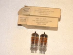 2 X JAN-CRP-5687WA Raytheon Tubes*black Plates-o*military SPECS*NOS*NIB*#8. Fixed Price $75.00.