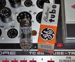 Ge 6350 Tube Nos Nib New Usa Black Plates Twin Triode Tested Strong. Fixed Price $24.99.