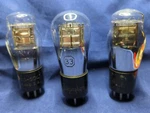 Lot Of Three Type 33 Tubes (3). Tungsol Rca Cunningham. All Test Steong. Fixed Price $75.00.
