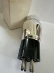 Type 40 Philco Chrome Covered Glass 1920S Audio Pentode Tube Engraved Base Nos. Fixed Price $60.00.