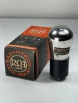 Vintage Rca Radiotron UX-201-A Mirrored Balloon Globe Vacuum Tube Everest Box. Fixed Price $46.86.