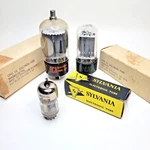 Sylvania Vacuum Tube Lot Of 1960'S & 1970'S Military Spec 6DQ63, 6AX4GTB,6HB7. Fixed Price $18.88.