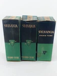 Vintage Sylvania 6SR7GT 6J7GT Radio Audio Tubes Lot Of 3 Original Box Nos. Fixed Price $24.95.