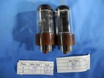 Pair Sylvania Usa 5Y3 Black Plate Vacuum Tubes Brown Base (tested W/ TV-7D/U). Fixed Price $29.99.