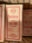Antique 1920S UX-200 Vacuum Tubes Rca Radiotron Nos Set Of 3. Fixed Price $90.00.