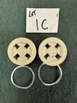 Ceramic Amphenol Chicago Pin Sockets For 45 2A3 71A 80 300B Amplifier Tubes. Fixed Price $18.95.