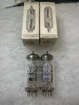Telefunken 6463 ECC813 E86CC CC86E Nos Open Seal Diamond Bottom Matched Pair. Fixed Price $480.00.