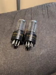 Matched Pair 1960 6V6GT Rca Black Plate Tubes Test Nos!!. Fixed Price $68.95.