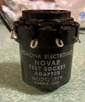 Pomona Vacuum Tube Test Socket -novar- Model 1779 -used- Pin. Fixed Price $35.00.