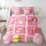 Patchwork Pink Western 7-PIECE Bedding Set Size For Full Yellow Green. Fixed Price $115.50.