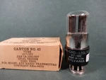 Sylvania Jan Chs 12SL7GT VT-289 Vacuum Tube Nos Amplitrex Tested 93/106% Gm. Fixed Price $30.00.