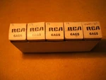 Sleeve Of Nos Rca 6AG5/6186 Vintage Audio Vacuum Tubes Hickok 539C Tested. Fixed Price $14.95.