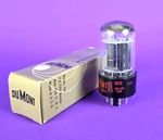 Beauty! Sylvania Dumont 6SN7GTB Chrome Black Plate Halo Tube Nib Nos. Fixed Price $19.95.