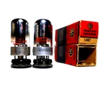 Matched Pair 14N7 Tubes Sylvania Nos Nib (loctal 14V Version Of 6SN7GT) V-plate. Fixed Price $71.87.