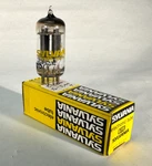 Sylvania 12AX7/6681 17MM Gray Ribbed Plates. Halo Getter. U.s.a. Tests New (M4). Fixed Price $71.25.