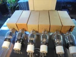 Gec Ats 25 807 Za 3496 Six New Old Stock British Military Vintage Valves Tubes. Fixed Price $550.00.