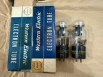 Pair Western Electric 102L Vintage Tubes Nos Nib. Fixed Price $258.00.