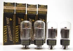 4 Nos Sylvania Vacuum Tubes / 17AV5GA Df -- Rm. Fixed Price $32.95.
