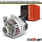 Alternator For Volkswagen Passat 2004-2005 120A 12V Cw 5-GROOVE Clutch Pulley. Fixed Price $146.99.