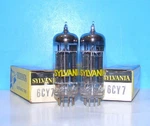 6CY7 Nos Sylvania Radio Audio Rectifier Electron Vacuum Tubes 2 Valves Tested. Fixed Price $20.49.