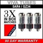Brand New In Box Matched Trio (3) Sovtek 5AR4 / GZ34 Vacuum Tubes - Auth Dealer. Fixed Price $106.17.