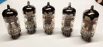 Lot Of 5 12AT7 6201 Tubes Mullard Blackburn Amperex Heerlen Tested Utracer Gm. Fixed Price $99.96.