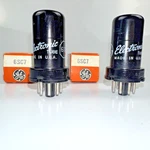 Ge 6SC7 Nos Strong Matched Pair 2300/2300 Balanced Usa Test. Fixed Price $92.15.