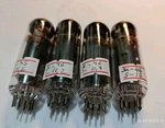 Matched Quad 6P14P Reflector ( 6BQ5 EL84 ) Soviet Vintage Pentode Tube Tested. Fixed Price $9.50.
