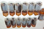 12 (dozen) Nos Tung-sol Vintage Power Tubes 6384 ; 6AR6WA TE-27 6098 Nice. Fixed Price $225.00.