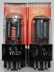 Matched Pair Nos Rca VT229 / 6SL7GT, Us Army Signal Corps Tubes. (2. Fixed Price $159.94.