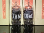 Platinum Matched Pair Ibm Ge 6211A Long Life 10000 Hours Double Triode Nos. Fixed Price $119.95.