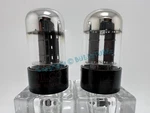 Sylvania 6SN7GTB Chrome Dome Angled "t" Plate Tubes Platinum Matched On AT1000. Fixed Price $41.92.