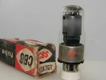 Cbs 6SK7GT Nos Nib 2275GM Round Black Plate Top "d" Getter Serious Tubes O587. Fixed Price $7.00.