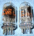Two 12AU7A Vacuum Tubes By Rca - 1960'S Twin Triodes For Audio & Preamps. Fixed Price $20.00.