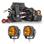 For 2016-24 Honda Pioneer 1000-5 Utv Turn Signal Light Kit Yellow Round Lamp Fog. Fixed Price $149.98.
