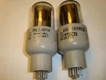 Pair Extra Heavy Duty Jan- 5R4WGB Tubes, Cetron, Hanging Filaments, 3-POSTS. Fixed Price $48.00.