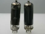 Pair Sylvania 6AQ5A Test Nos 4100GM & 3750GM Smoked Halo Get Serious Tubes J378. Fixed Price $12.00.