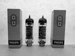 2X Philips Miniwatt EL84 6BQ5 D-getter Tubes Sittard, Nl 1955 RX1/RX2 Nos. Fixed Price $249.50.