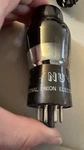 Nos 6F6G St Bottle Globe Black & Chrome Audio Tube Nu National Union. Fixed Price $45.00.