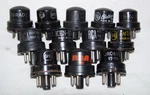 Lot Of (12) TUBES,RADIO,VT-90,METAL CAN,6H6GT,RCA,GE,KEN-RAD,RAYTHEON. Fixed Price $17.95.