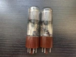 Rare Platinum Matched Pair Of Nos Fivre 6C5G Tubes (6J5G/6J5GT Sub), TV-7 Tested. Fixed Price $419.99.