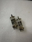 Edicron Ei ECC82 12AU7 Long Plate Getter Nos Tested Excellent Matched Pair. Fixed Price $135.00.