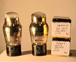 Vintage Matched Pr. Tested Strong Sylvania JAN-CHS-0B3/VR90-VT-184 Vacuum Tubes. Fixed Price $14.99.