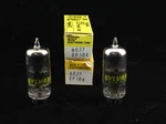 New Qty 2 Sylvania 6EJ7 EF184 Smoked Glass Getter Nos Usa Vintage Vacuum Tubes. Fixed Price $32.98.