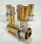 (6-PACK) Viega 97520 1/2" Pex Press Copper Tube Adapter, Lead Free Bronze. Fixed Price $29.71.