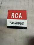 Rca 17GW6 / 17DQ6B Vacuum Tube Nos Nib Usa Tested Horizontal Output Tv. Fixed Price $10.00.